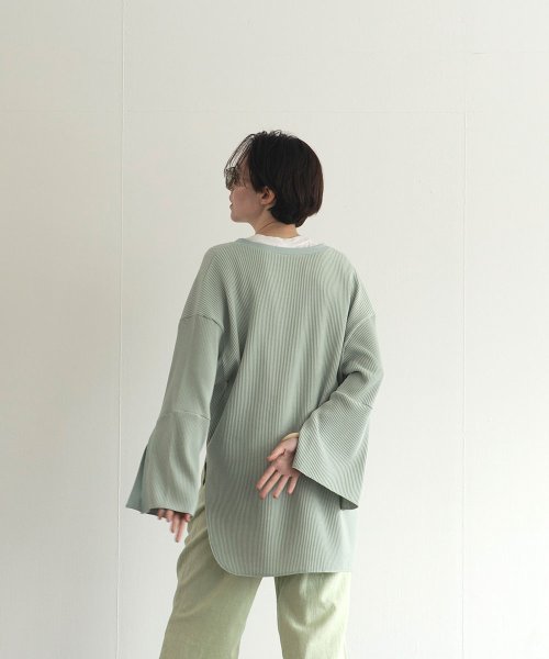 marjour(マージュール)/COLOR THERMAL SLIT TEE/img04