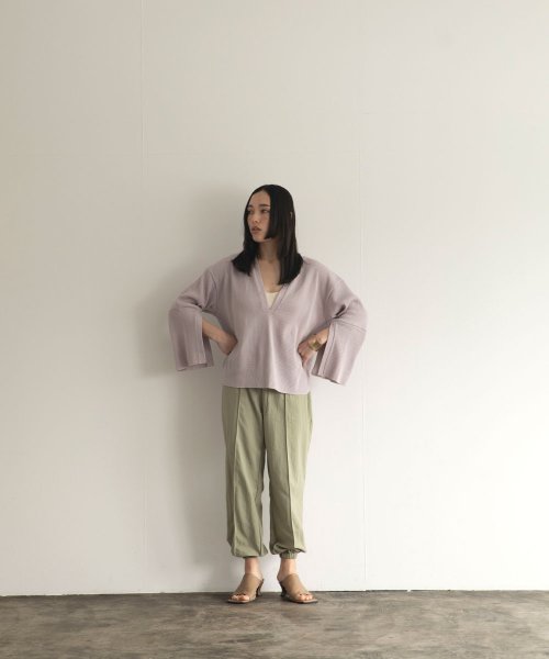 marjour(マージュール)/COLOR THERMAL SLIT TEE/img13