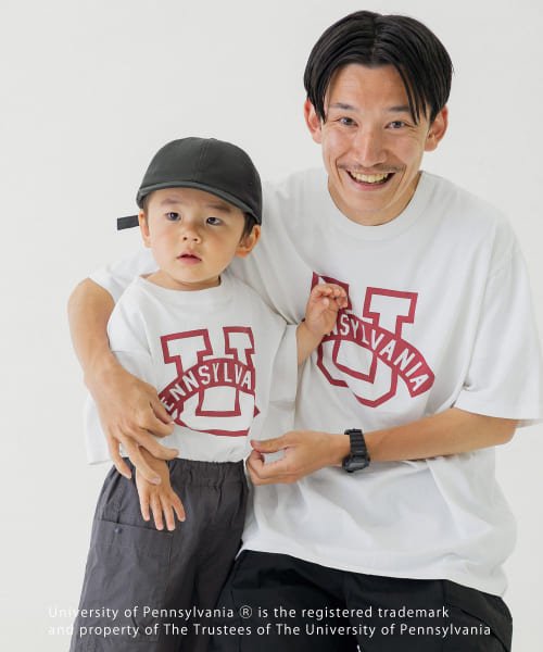 URBAN RESEARCH DOORS（Kids）(アーバンリサーチドアーズ（キッズ）)/『親子リンク』カレッジプリントTシャツ(KIDS)/img01