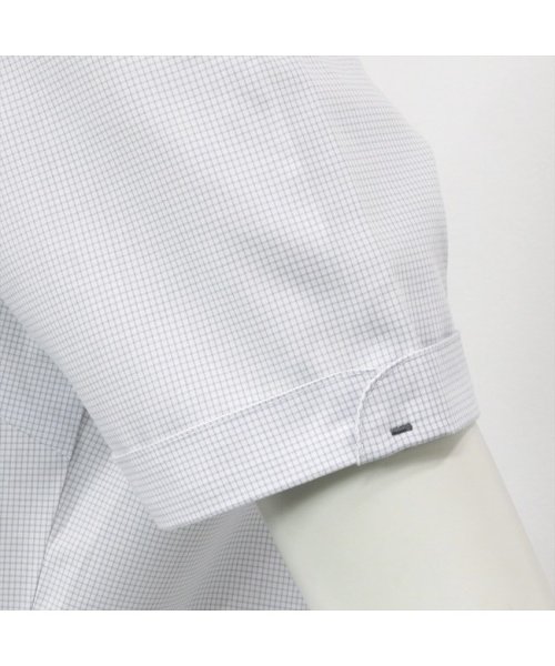 TOKYO SHIRTS(TOKYO SHIRTS)/形態安定 ワイドカラー 半袖レディースシャツ/img04