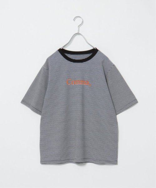 VENCE　EXCHANGE(ヴァンス　エクスチェンジ)/フロッキープリントボーダーTシャツ/img08