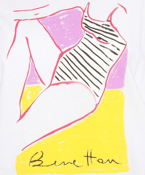 BENETTON (women)(ベネトン（レディース）)/フロントプリント半袖Tシャツ・カットソー/img06