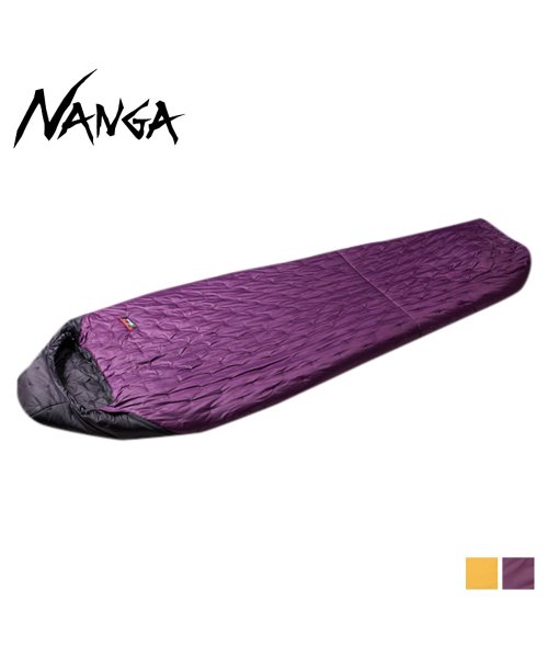 NANGA(ナンガ)/ NANGA ナンガ シュラフ 寝袋 ドッテド パディング バッグ マミー型 DOTTED PADDING BAG イエロー パープル/img14