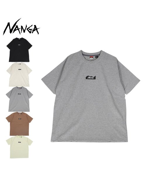 NANGA(ナンガ)/ NANGA ナンガ Tシャツ 半袖 エコ ハイブリッド ロゴ ティー メンズ レディース ECO HYBRID MT LOGO TEE ブラック ホワイト グ/img01