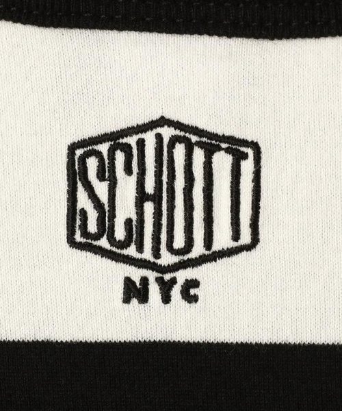 Schott(ショット)/W.O.BORDER T－SHIRT/ボーダー Tシャツ/img04