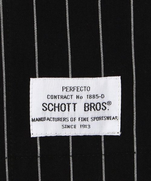 Schott(ショット)/TC WORK SHIRT JAPAN STRIPE/ストライプ ワークシャツ/img05