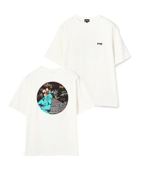 Schott(ショット)/HAWAIIAN EMBROIDERY T－SHIRT/ハワイアン エンブロイダリー アロハ Tシャツ/img01