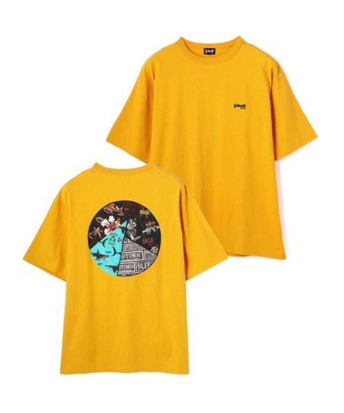 Schott(ショット)/HAWAIIAN EMBROIDERY T－SHIRT/ハワイアン エンブロイダリー アロハ Tシャツ/img02