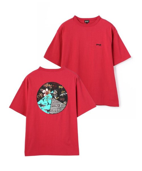 Schott(ショット)/HAWAIIAN EMBROIDERY T－SHIRT/ハワイアン エンブロイダリー アロハ Tシャツ/img08