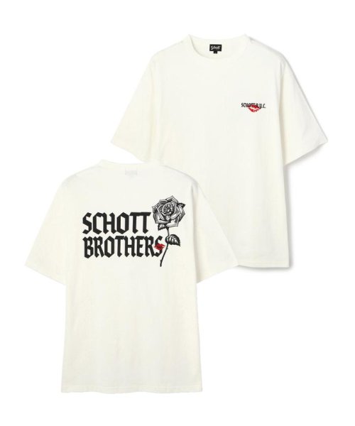 Schott(ショット)/DOLLER ROSE T－SHIRT2/ダラーローズ Tシャツ/img08