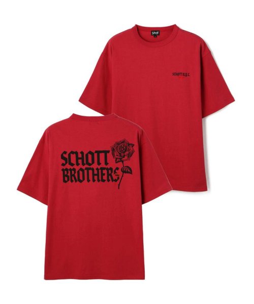 Schott(ショット)/DOLLER ROSE T－SHIRT2/ダラーローズ Tシャツ/img10