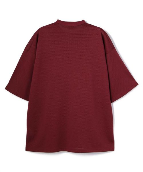 Schott(ショット)/MESH HENRYNECK T－SHIRT/メッシュ ヘンリーネック Tシャツ/img01