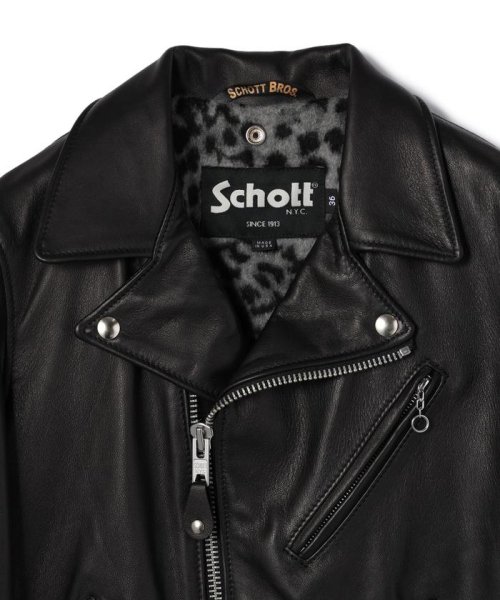 Schott(ショット)/Schott/ショット/203UST LEOPARD DOUBLE RIDERS/img02