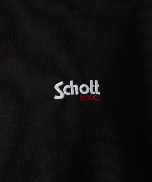 Schott(ショット)/CREW SWEAT LOGO EMBROIDERY/クルー スウェット ロゴ エンブロイダリー/img02