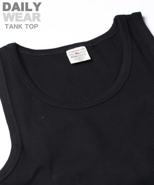 AVIREX(AVIREX)/《DAILY/デイリー》RIB TANK TOP/リブ タンクトップ  デイリーウェア/img04