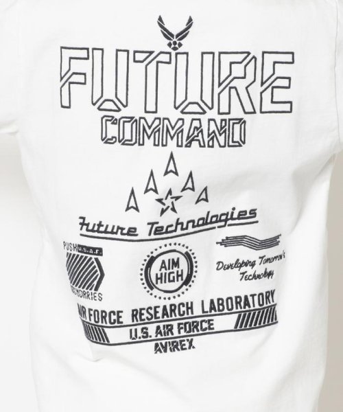 AVIREX(AVIREX)/刺繍Tシャツ フューチャーコマンド/S/S EMB TEE 'FUTURE COMMAND'/img04
