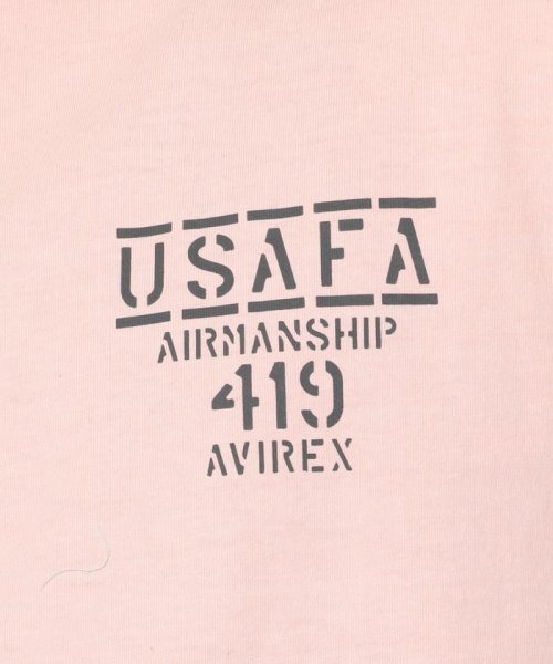AVIREX(AVIREX)/フェイドウォッシュ Tシャツ エアマンシップ/FADE WASH T－SHIRT AIRMANSHIP/アヴィレックス/AVIREX/img07
