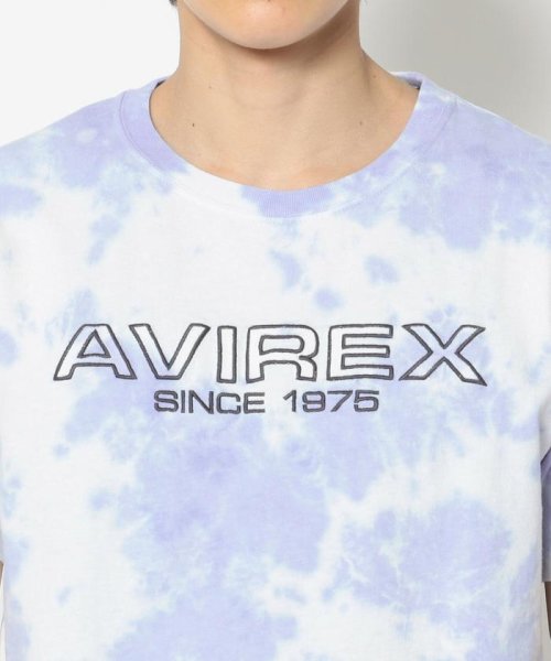 AVIREX(AVIREX)/ファジー タイダイ ロゴ Tシャツ/FUZZY TIE DYE LOGO T－SHIRT/img04