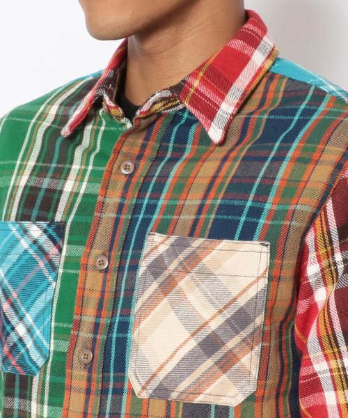 AVIREX(AVIREX)/《DAILY/デイリー》COTTON FLANNEL CHECK SHIRT/コットン フランネル チェックシャツ/img04