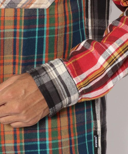 AVIREX(AVIREX)/《DAILY/デイリー》COTTON FLANNEL CHECK SHIRT/コットン フランネル チェックシャツ/img06