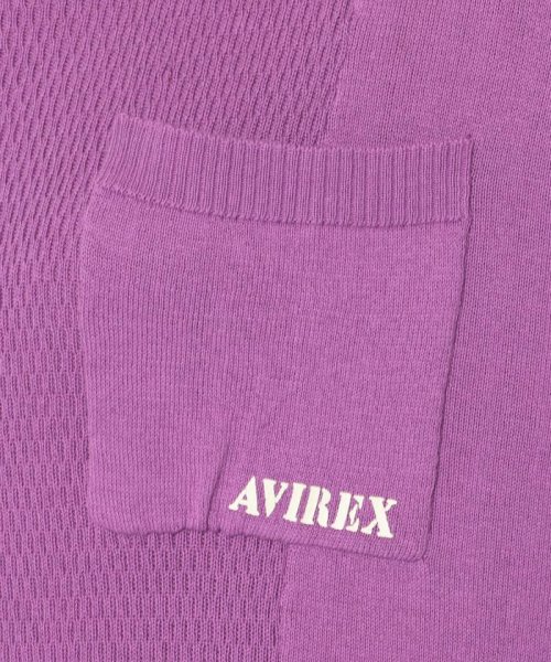 AVIREX(AVIREX)/ハニカムコンビ ニットトップス/ HONEYCOMB COMBI KNIT TOPS/img06