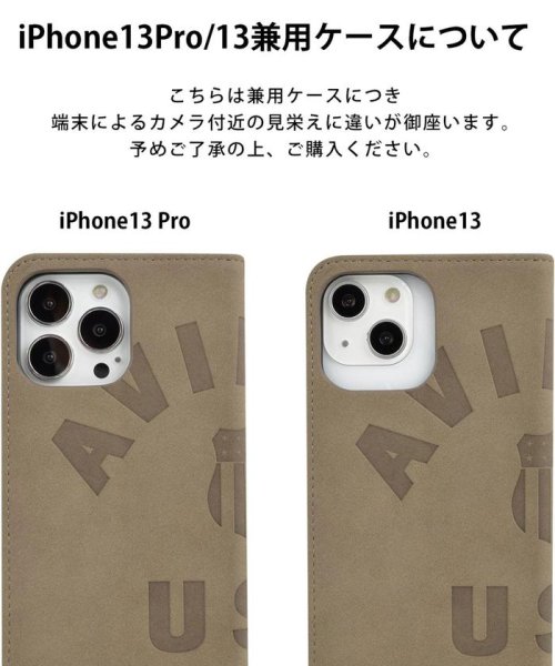 AVIREX(AVIREX)/iPhone 13 Pro 手帳型ケース AVIREX ロゴ/img07