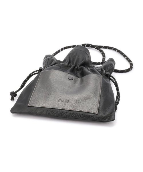 AVIREX(AVIREX)/カウレザーコンビ巾着バッグ/COW LEATHER DRAWSTRING SHOULDER BAG/img04