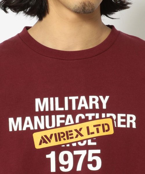 AVIREX(AVIREX)/ステンシル Tシャツ/STENCIL LONG SLEEVE T－SHIRT/img06