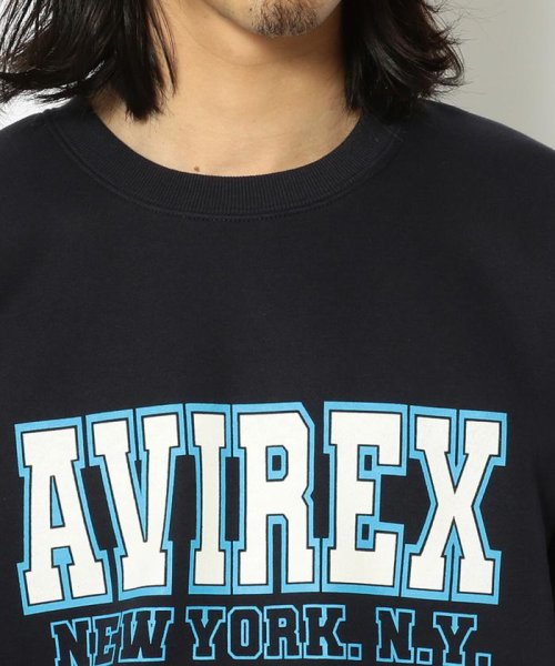 AVIREX(AVIREX)/アイコニック イニシャル プリント スウェット/ICONIC  PRINT SWEAT/img06