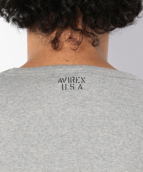 AVIREX(AVIREX)/《DAILY/デイリー》2/3 SLEEVE U－NECK T－SHIRT/2/3 スリーブ Uネック Tシャツ/ /img06