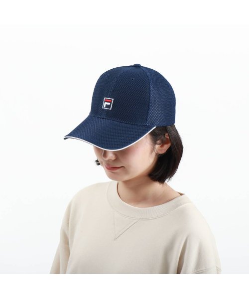 FILA(フィラ)/フィラ キャップ FILA ADLM CAP 帽子 メッシュキャップ ロゴ 吸水速乾 スポーツ 通気性 アジャスター調整 ランニング 100－713404/img06