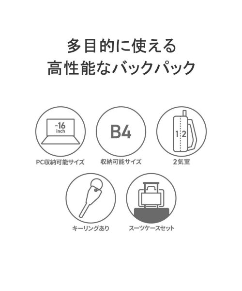 Aer(エアー)/エアー Aer Travel Collection Travel Pack 3 Small バックパック ビジネスリュック ノートPC A4 B4 28L 2層/img03