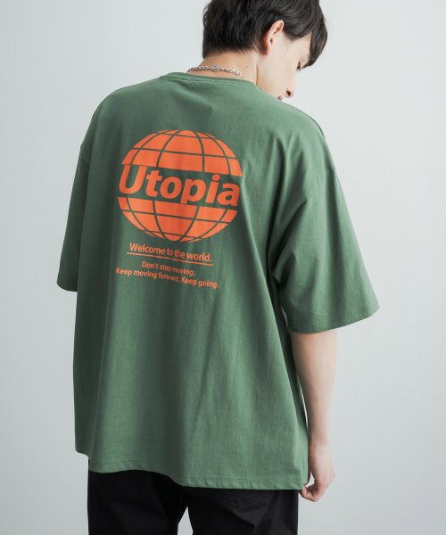 Rocky Monroe(ロッキーモンロー)/Tシャツ 半袖 カットソー 白T メンズ レディース バックプリント オーバルロゴ ヘビーウェイト 米綿 USAコットン ビッグシルエット オーバーサイズ ゆっ/img30