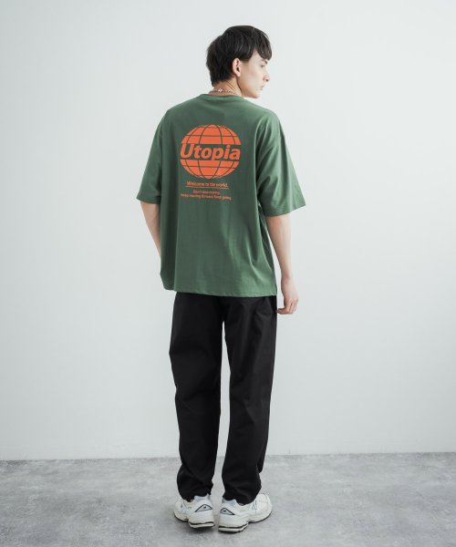 Rocky Monroe(ロッキーモンロー)/Tシャツ 半袖 カットソー 白T メンズ レディース バックプリント オーバルロゴ ヘビーウェイト 米綿 USAコットン ビッグシルエット オーバーサイズ ゆっ/img32