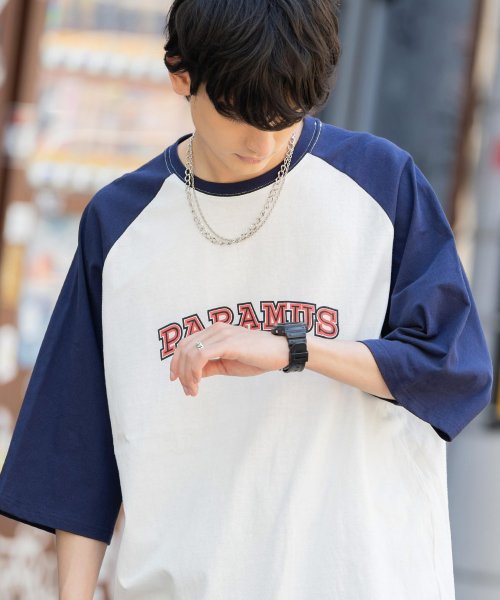 Rocky Monroe(ロッキーモンロー)/Tシャツ ラグラン 半袖 メンズ レディース カットソー プリント カレッジ 天竺ボディ ロゴ 綿 コットン 古着 リラックス ルーズ ビッグシルエット オーバ/img21