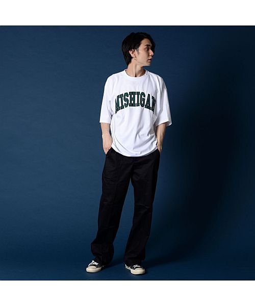 CavariA(キャバリア)/CavariA シルケットポンチクルーネック半袖ドロップショルダービッグTシャツ メンズ ブランド おしゃれ 大人 カジュアル ファッション 半袖 無地 ドロッ/img05