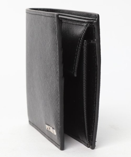 Prada プラダ メンズ レザー 二つ折り財布 コインポケット付 プラダ Prada Magaseek