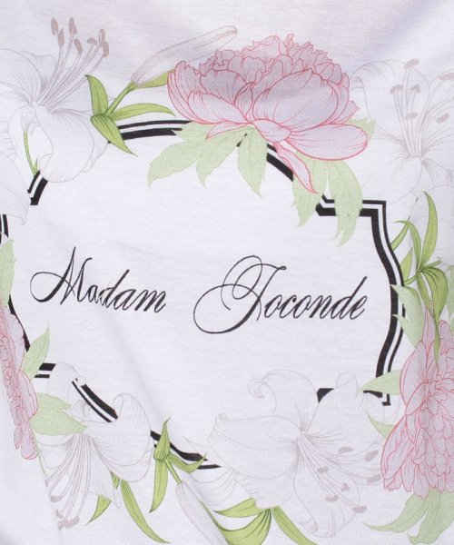 MADAM JOCONDE(マダム ジョコンダ)/【洗える】フラワープリント Tシャツ/img11