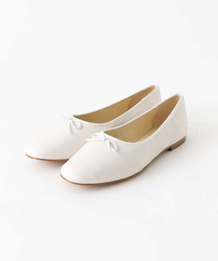 新品　Au BANNISTER 甲深ソフトバレエシューズ　フラットシューズ 羊革 Au BANNISTER / オゥ バニスター 【販売店舗限定】甲深ソフト