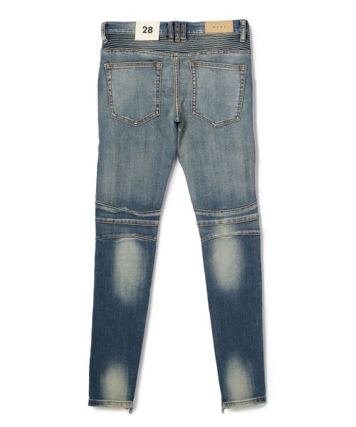 LHP(エルエイチピー)/mnml/ミニマル/M14 STRETCH DENIM(17ML－AW189D)/バイカーデニムパンツ/img01