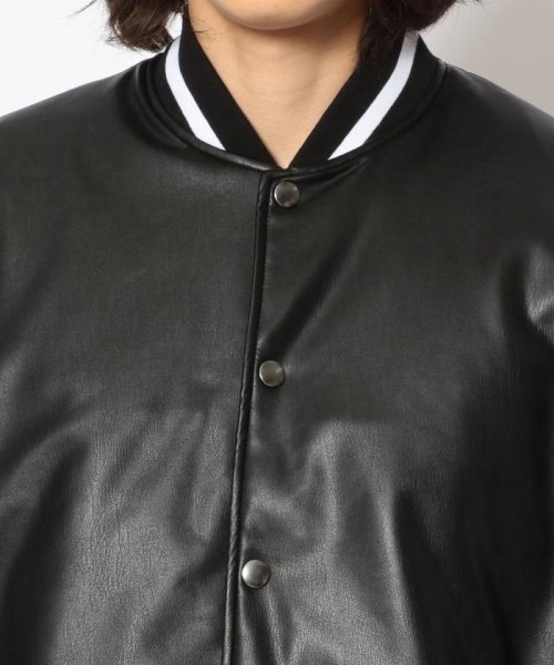 B'2nd(ビーセカンド)/LUSOR（ルーソル）Ecoleather Stadium jumper エコレザースタジャン/img04