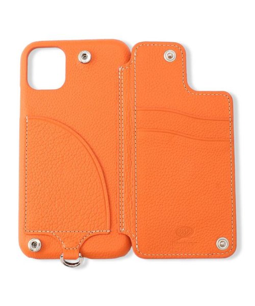 B'2nd(ビーセカンド)/iPhon11対応BIRTH POCHE スマホケース ストラップ付/NEW MODEL/orange/img05