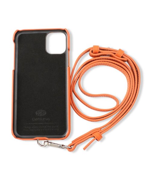 B'2nd(ビーセカンド)/iPhon11対応BIRTH POCHE スマホケース ストラップ付/NEW MODEL/orange/img11