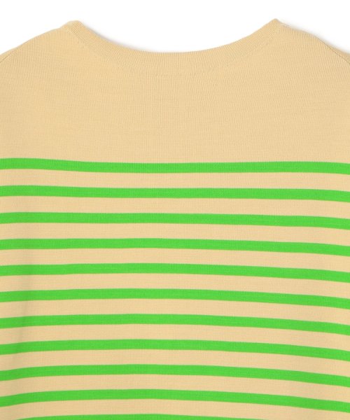 saby/サバイ/MILANO LIB BOAT NECK BORDER KNIT/ミラノリブボートネックニット LIB BOAT NECK BORDER beauty