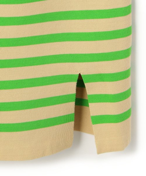 saby/サバイ/MILANO LIB BOAT NECK BORDER KNIT/ミラノリブボートネックニット LIB BOAT NECK BORDER beauty