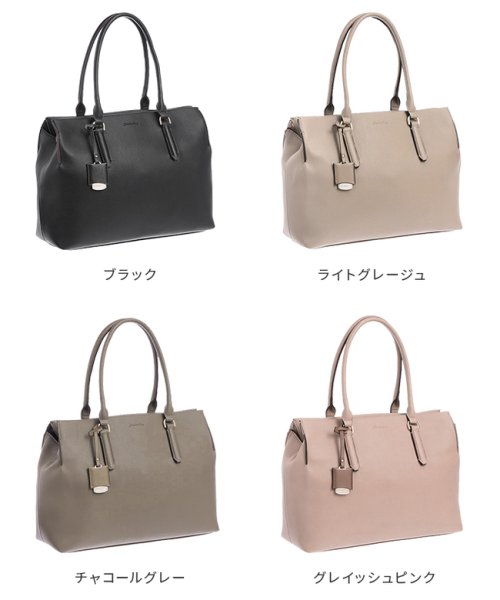 Jewelna Rose(ジュエルナローズ)/ジュエルナローズ トートバッグ ビジネスバッグ レディース ファスナー付き 通勤 合皮 A4 16114 jewelna rose/img03