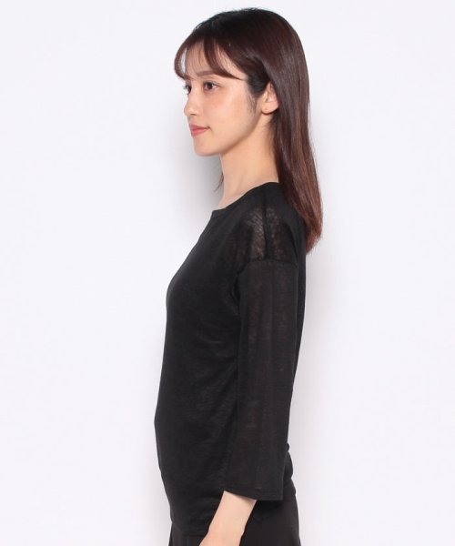 BENETTON (women)(ベネトン（レディース）)/リネンボートネック7分袖Tシャツ・カットソー/img06