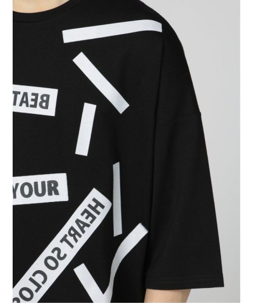 semanticdesign(セマンティックデザイン)/テープロゴプリント クルーネック 半袖BIG 半袖 メンズ Tシャツ カットソー カジュアル インナー ビジネス ギフト プレゼント/img21