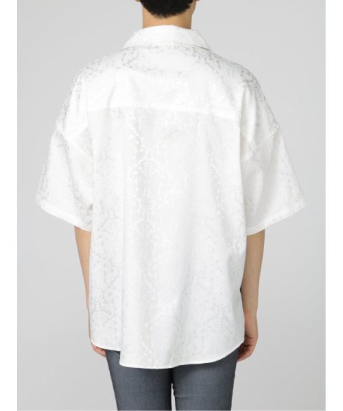 semanticdesign(セマンティックデザイン)/ジャガード オープンカラー半袖ルーズシャツ/img20