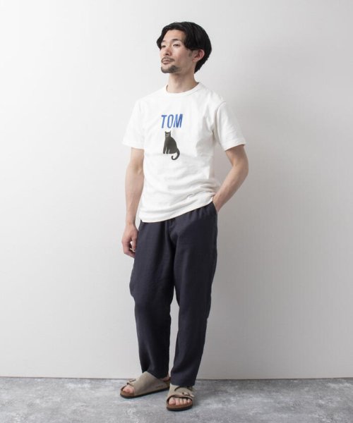 NOLLEY’S goodman(ノーリーズグッドマン)/【BARNS OUTFITTERS/バーンズアウトフィッターズ】別注 吊り編みTシャツ TOM ネコ/img04